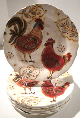 Pier 1 Imports Gallo Set FOUR Dinner Plates 11-3/8