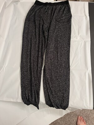 Pink Victoria's Secret Cozy Leggings Black Women’s Size Small -image