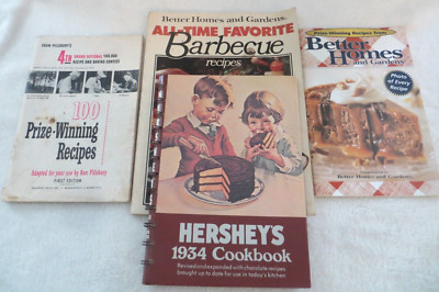 Vintage Cookbook Lot Better Homes & Gardens Hershey's Pillsbury-image