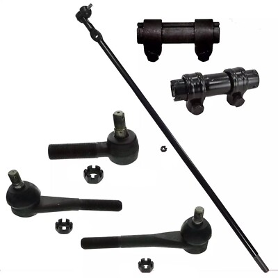 6 Pc Kit Center Link Tie Rod End Sleeves Chevrolet K10 Blazer K20 All 4WD 76-80-image