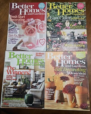 Better Homes And Gardens Magazines Lot of 4 2007 Feb, April, May, October-image