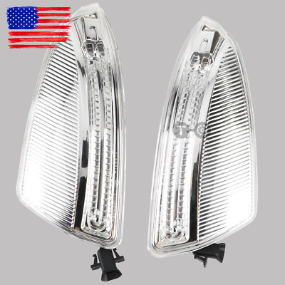 Pair Door Mirror Turn Signal Light Fits Mercedes Benz W164 ML350 ML450 ML500-image
