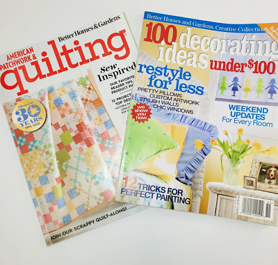 Better Homes & Gardens Quilting and Restyling Magazines Spring 2005 April 2023-image