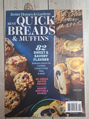 Better Homes & Gardens Best Quick Breads & Muffins November 2024 Magazine Bakery-image