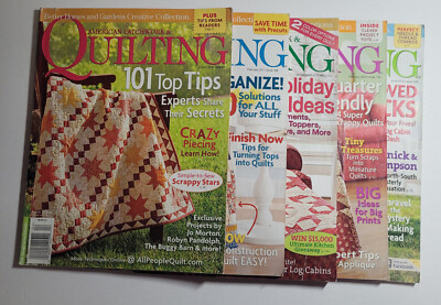 BH&G AMERICAN PATCHWORK & QUILTING (5 Issues) 2009-2011 New Patterns Unused-image