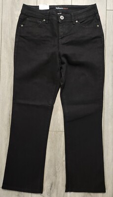 STYLE & CO DENIM SIZE 4 BLACK NEW CURVY TUMMY CONTROL COMFY STRETCHY  WOMEN JEAN-image