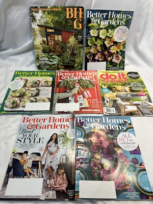 Better Homes And Gardens Magazine Lot Back Issues Recipes Decorating Ads-image