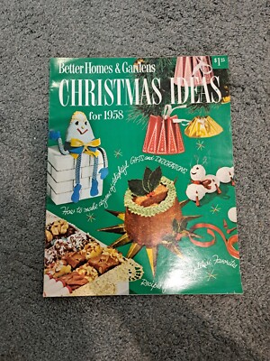 Vintage 1958 Better Homes & Gardens Christmas Ideas Mid-Century Modern Crafts-image