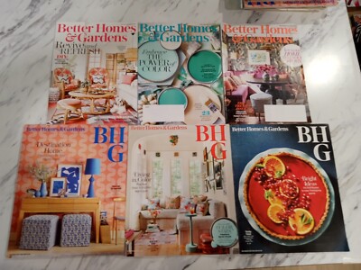 Better Homes And Gardens (BH&G) - 6 Magazine Lot-image