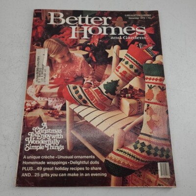 Better Homes and Gardens Magazine December 1976 Holiday Recipes Gift To Make-image