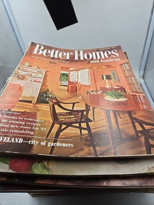Lot Of 30 Better Homes And Gardes Magazines  1950's Though 1970's-image