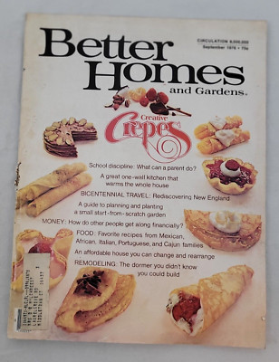 Better Homes And Gardens ~ Creative Crepes ~ September 1976-image
