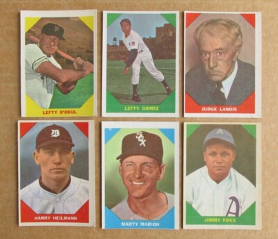 1960 FLEER BASEBALL CARD SINGLES COMPLETE YOUR SET PICK CHOOSE UPDATED 5/26-image