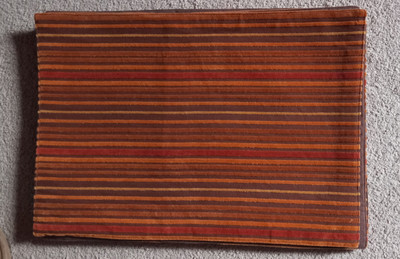 Vintage Pier 1 Imports Placemats Striped Set Of 6  NWT 14” x 20” -image