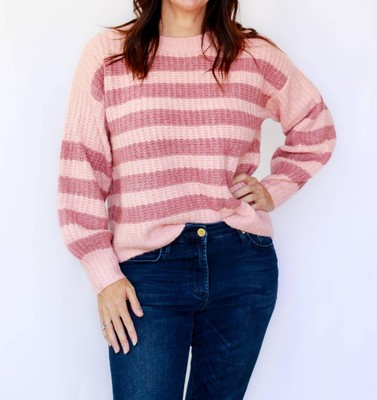 Cozy Co. cali crewneck striped sweater size S-image