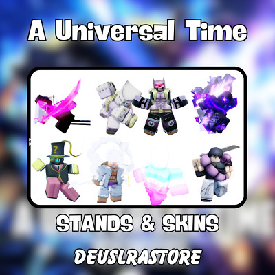 ⭐A Universal Time - AUT / Stands & Skins 🔥- Fast And Easy ✅-image