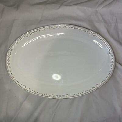PIER 1 NATALIA 16 Inch Oval Serving Platter, Replacement-image