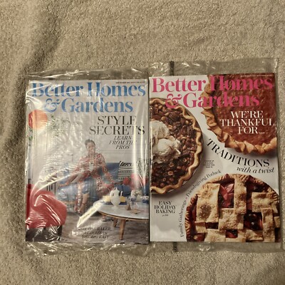 Better Homes & Gardens September 2017 and November 2017 brand new-image