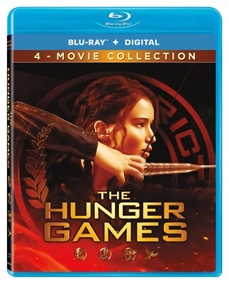 The Hunger Games Complete 4-film Collection Blu-ray Jennifer Lawrence NEW-image