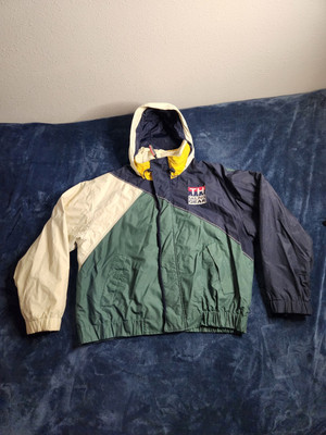 VTG 90s Tommy Hilfiger Sailing Gear Jacket Mens Size 2XL Colorful Lined Full Zip-image