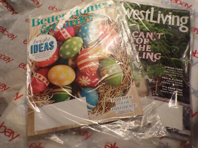 March April 2022 Better Homes Gardens & Midwest Living Magazines unopened-image