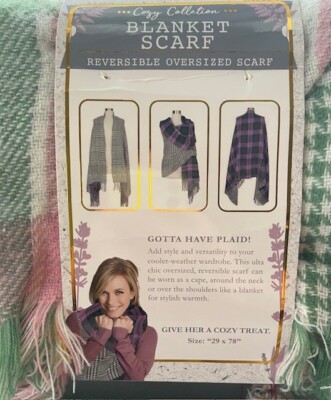 Cozy Collection Reversible Oversized Blanket Scarf [29