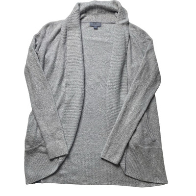 Barefoot Dreams Cozy Chic Circle Gray Cardigan Medium Cozy Warm Soft Loungewear-image