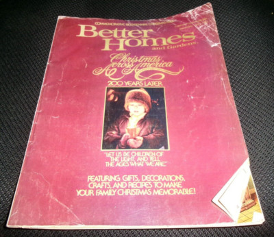 Better Homes and Gardens Magazine Decemebr 1975 Rare Vintage Ideas Christmas SO-image