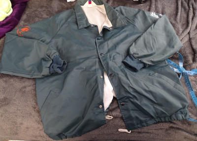 Vintage West Ark Wind Breaker Jacket Vietnam Veterans Agent Orange Sleeve Sz XL-image