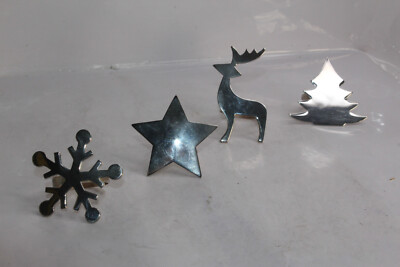 Pier 1 Imports Christmas Napkin Rings Set of 4 Designs 2