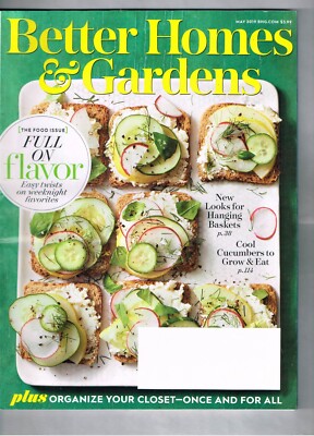 Better Homes and Gardens Magazine May 2019-image