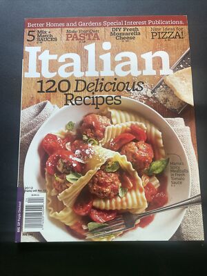 Italian Magazine Better Homes and Gardens November 2012 Recipes Cooking-image