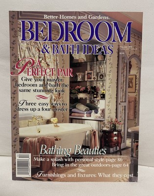 Vintage September 1991 Better Homes and Gardens Bedroom Bathroom Ideas Magazine-image