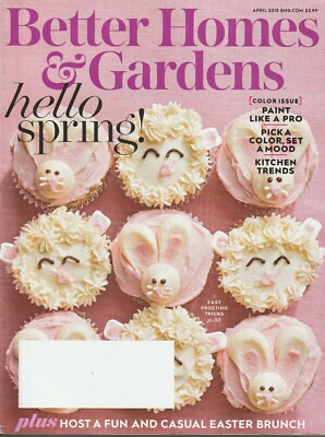 Better Homes & Gardens April 2018 Free & Fast SnH Best Deal on Ebay L@@K !!-image