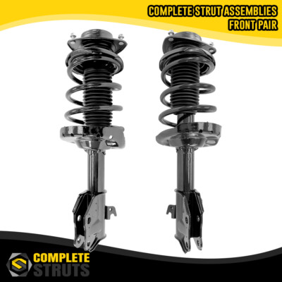 Front Pair Complete Struts & Coil Springs for 2013-2015 Subaru XV Crosstrek-image