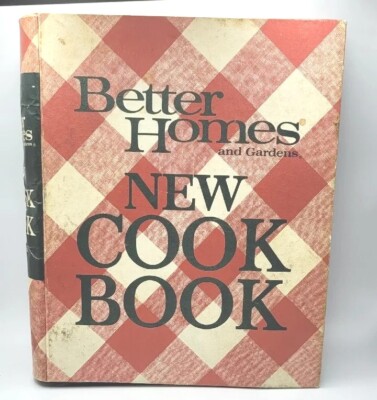 VTG 1972 Better Homes and Gardens New Cook Book, 5 Ring Binder Hardcover -image