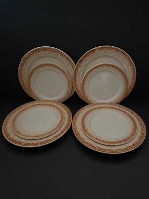 Pier 1. Italy. Lace Design Dinnerware Lot of 8.-image