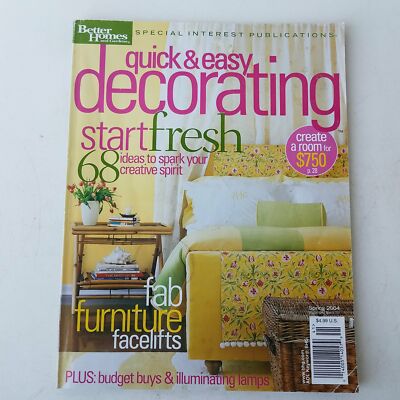 Better Homes And Gardens Quick & Easy Decorating Spring 2004  014005140579-image