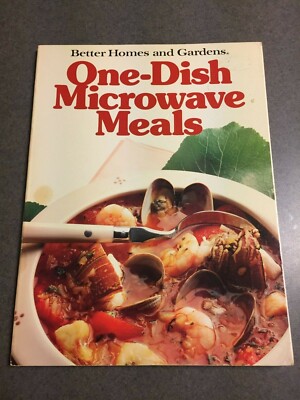 Better Homes and Gardens Cookbook One-Dish Microwave Meals 1985 Paperback-image