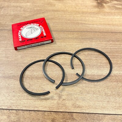 Honda OEM NOS PISTON RINGS / 13031-329-003 / .50 OVER / 74-76 XL250 TL250-image