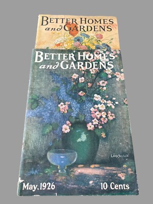 Antique Better Homes And Gardens Magazines May & September 1926 Full Size Ads-image