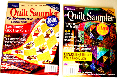 Better Homes & Gardens Quilt Sampler Magazine Spring & Fall Lot Of 2 - 2004-image