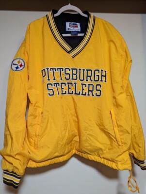NWOT Vintage Champion NFL Pro Line Pittsburgh Steelers Pullover Wind Breaker-image