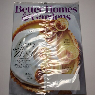 Better Homes & Gardens Magazine 2020 May Edition Smart Kitchen Renos New-image