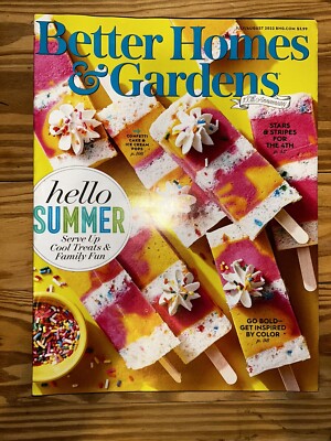 Better Homes & Gardens Magazine July August 2022 Hello Summer-image
