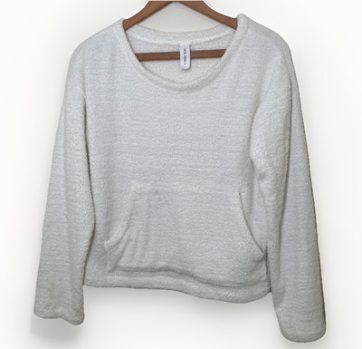 Hue Wearable Blanket S Oversized White Snuggly Soft Cozy Sweater Pockets *READ-image