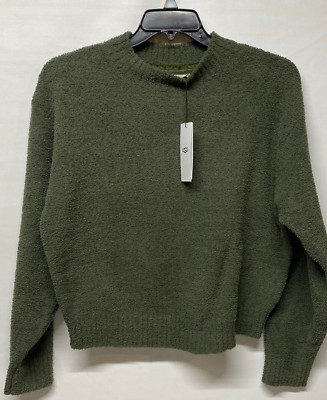 Authentic UGG Heddie Mock Neck Sweater Volcano Green Cozy Soft Womens size 1X-image