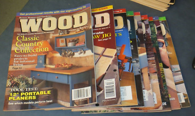 WOOD WORKING MAGAZINE BETTER HOMES GARDENS 1996 1997 LOT X9-image