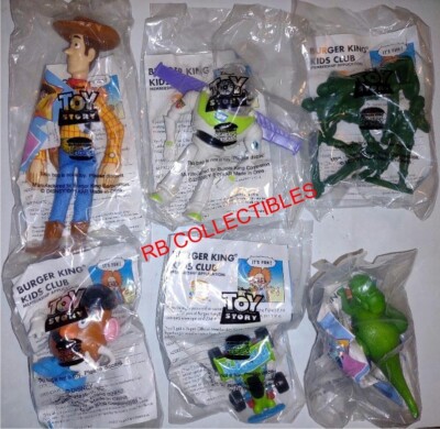 Toy Story  - Burger King Kids Meal Toys-Complete Set of 6 - 1995-image