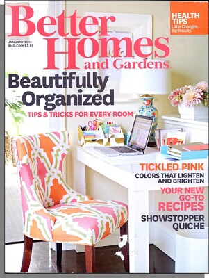 Better Homes and Gardens - 2015, January - Organization Tips & Tricks-image